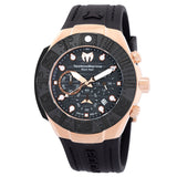 Technomarine Reef Black Chronograph GMT Quartz Black Dial Men's Watch TM-523011 - The Watches Men & Co