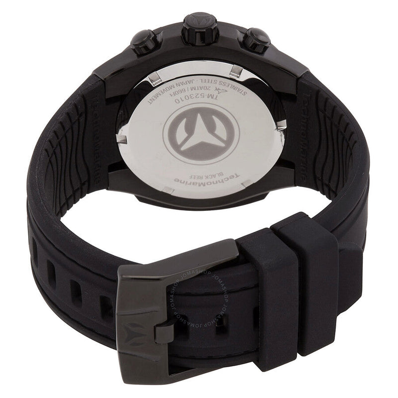 Technomarine Reef Black Chronograph GMT Quartz Black Dial Men's Watch TM-523010 - The Watches Men & Co #3