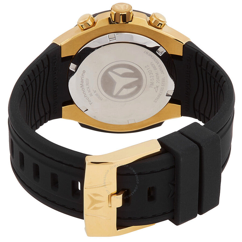 Technomarine Reef Black Chronograph GMT Quartz Black Dial Men's Watch TM-523012 - The Watches Men & Co #3
