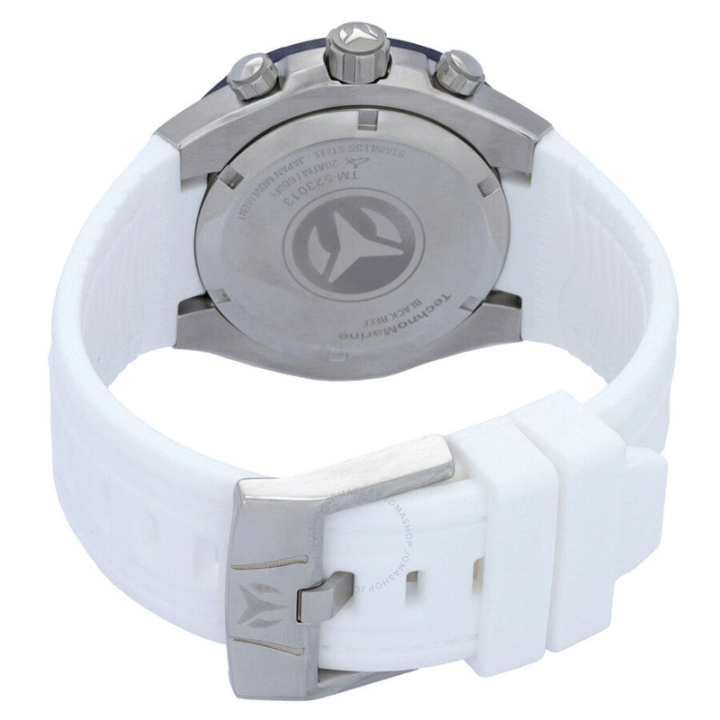 Technomarine Reef Black Chronograph GMT Quartz White Dial Men's Watch TM-523013 - The Watches Men & Co #3
