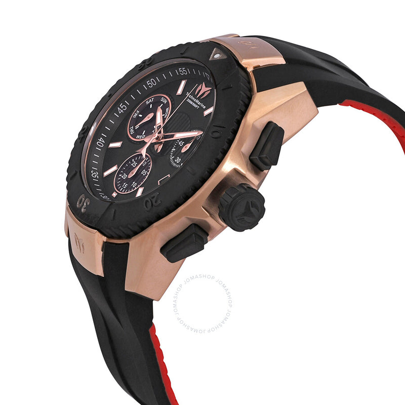 Technomarine UF6 Chronograph Quartz Black Dial Men's Watch TM-616005 - The Watches Men & Co #2