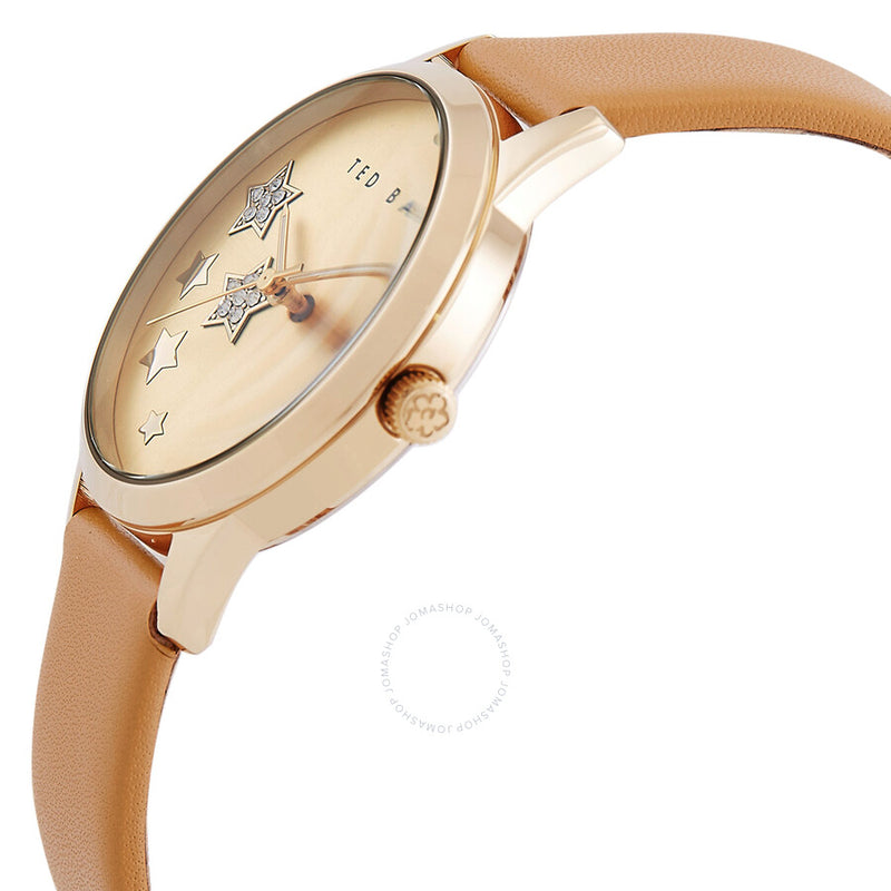 Ted Baker Fitzrovia Classic Chic Quartz Gold Dial Ladies Watch and Bracelet Set BKGFW22199I - The Watches Men & Co #2