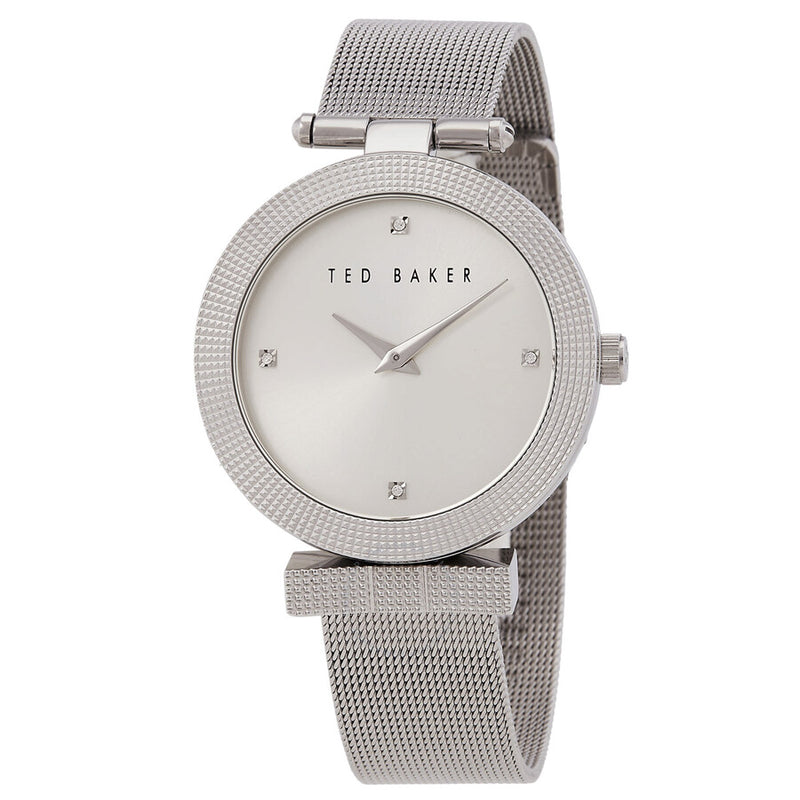 Ted Baker Iconic Quartz Crystal Silver Dial Ladies Watch BKPBWF007 - The Watches Men & Co