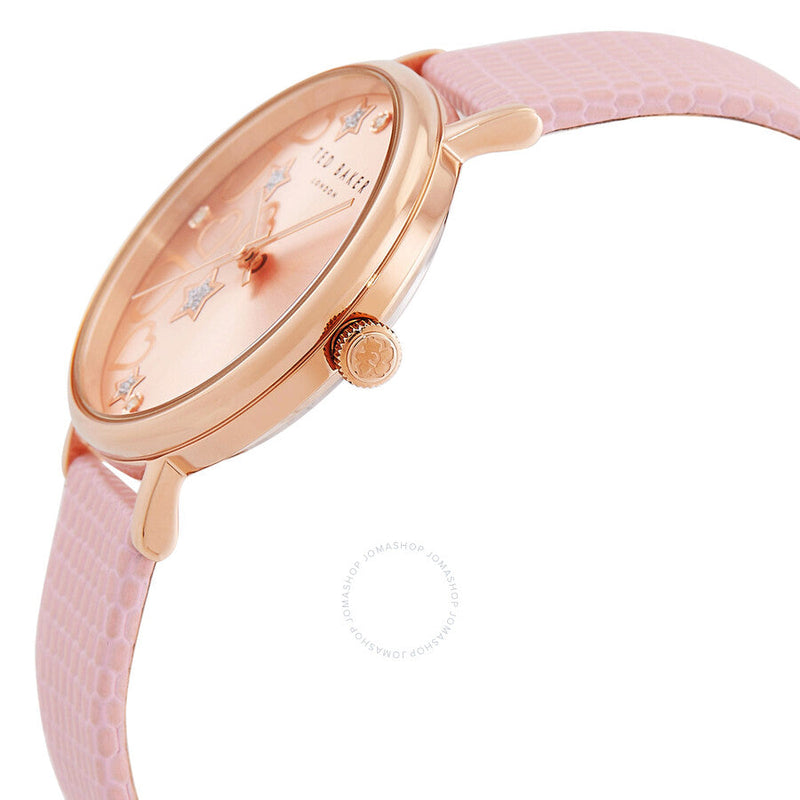 Ted Baker Phylipa Hearts & Stars Quartz Rose Gold Dial Watch and Bracelet Set BKGFW22129I - The Watches Men & Co #2