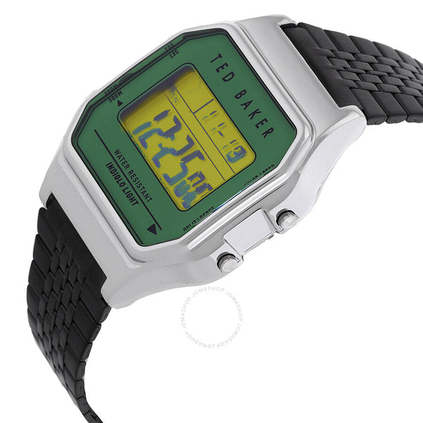 Ted Baker Urban Alarm Quartz Digital Green Dial Unisex Watch BKP80S202 - The Watches Men & Co #2