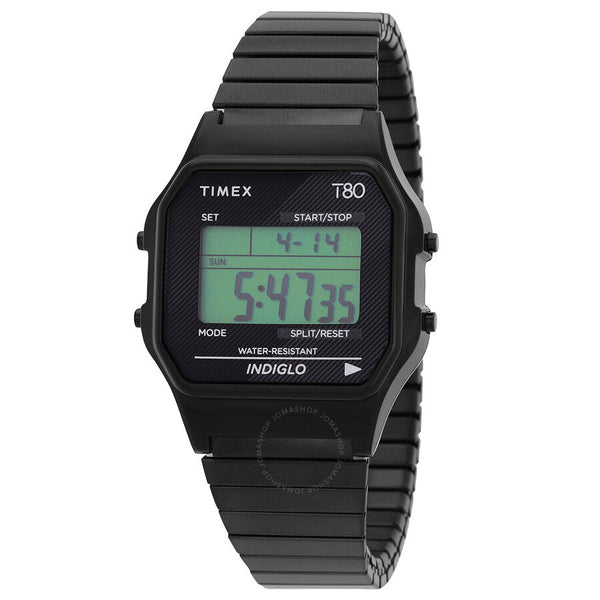 Timex 80 Alarm Quartz Digital Expansion Band Unisex Watch TW2R67000 - The Watches Men & Co