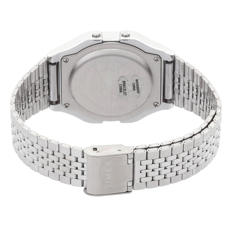 Timex 80 Alarm Quartz Digital Stainless Steel Bracelet Unisex Watch TW2R79300 - The Watches Men & Co #3