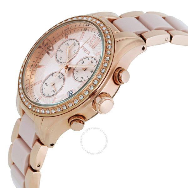 Timex Chronograph Quartz Crystal Ladies Watch TW2V75000 - The Watches Men & Co #2