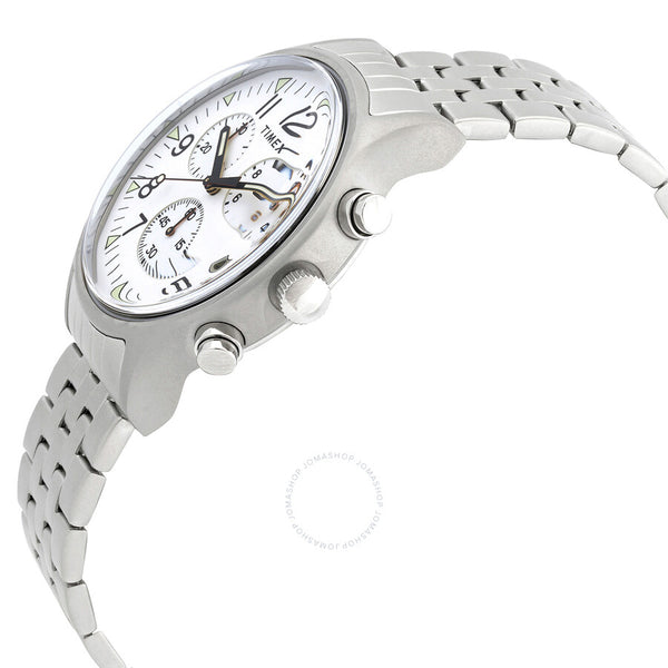 Timex Chronograph Quartz White Dial Men's Watch TW2R68900 - The Watches Men & Co #2