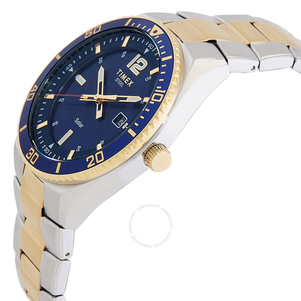 Timex Classic Blue Dial Two--toned Men's Watch TW2V53800 - The Watches Men & Co #2