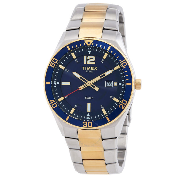 Timex Classic Blue Dial Two--toned Men's Watch TW2V53800 - The Watches Men & Co