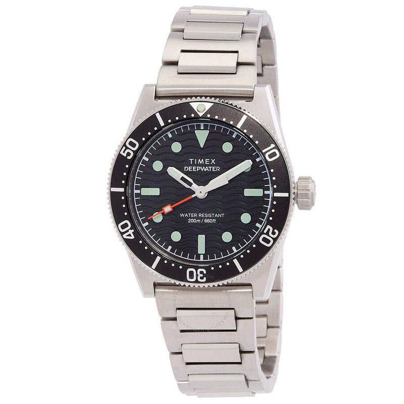 Timex Deepwater Reef Quartz Black Dial Men's Watch TW2W95200 - The Watches Men & Co