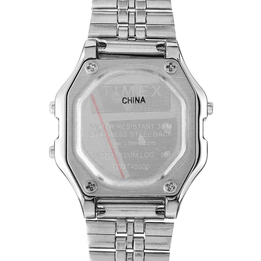 Timex Digital Chronograph Quartz Pink Dial Ladies Watch TW2T48500 - The Watches Men & Co #2