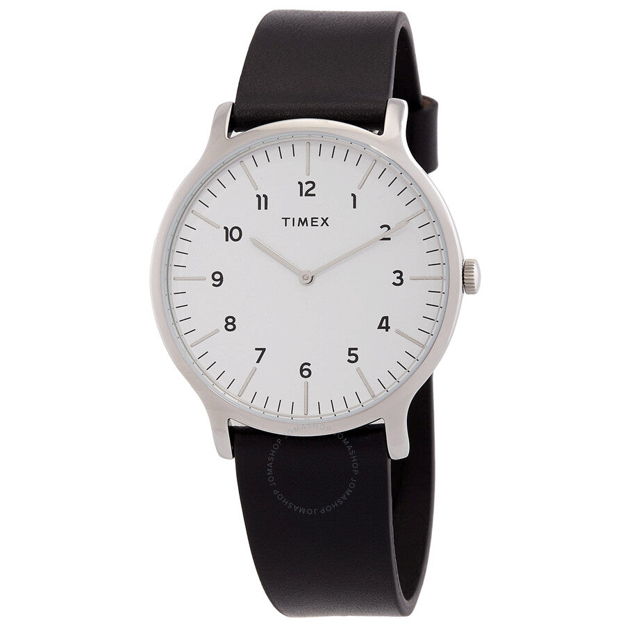 Timex Essential Norway Quartz White Dial Men's Watch TW2T66300 - The Watches Men & Co