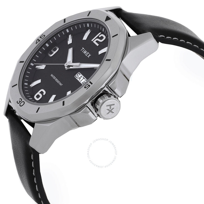 Timex Essex Quartz Black Dial Men's Watch TW2W79800 - The Watches Men & Co #2