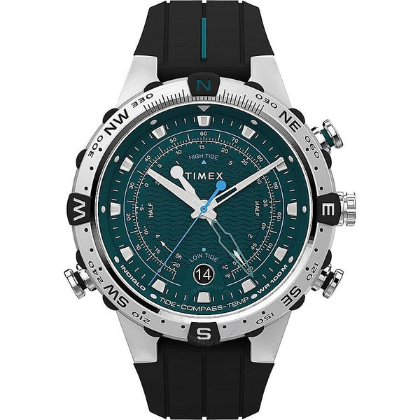 Timex Expedition Tide-Temp-Compass Quartz Green Dial Men's Watch TW2W24200JR - The Watches Men & Co