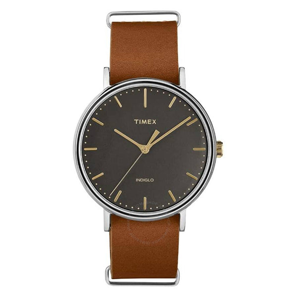 Timex Fairfield Quartz Black Dial Men's Watch TW2P97900 - The Watches Men & Co