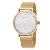Timex Fairfield Quartz  Cream Dial Ladies Watch TW2R26500 - The Watches Men & Co