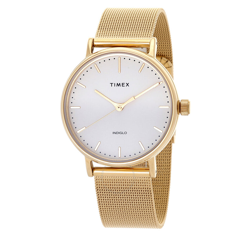 Timex Fairfield Quartz  Cream Dial Ladies Watch TW2R26500 - The Watches Men & Co