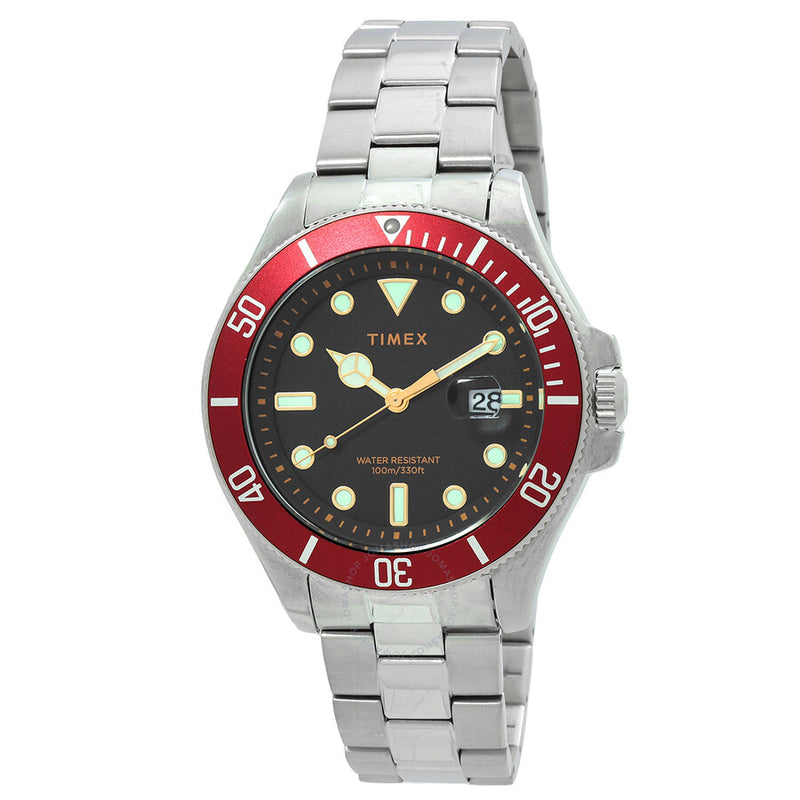 Timex Harborside Coast Quartz Black Dial Men's Watch TW2V27400VQ - The Watches Men & Co