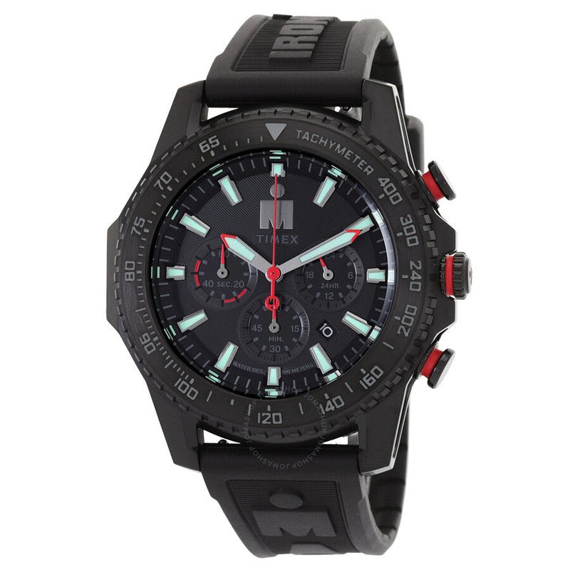 Timex Ironman Adrenaline Chronograph Quartz Black Dial Men's Watch TW2W55400 - The Watches Men & Co