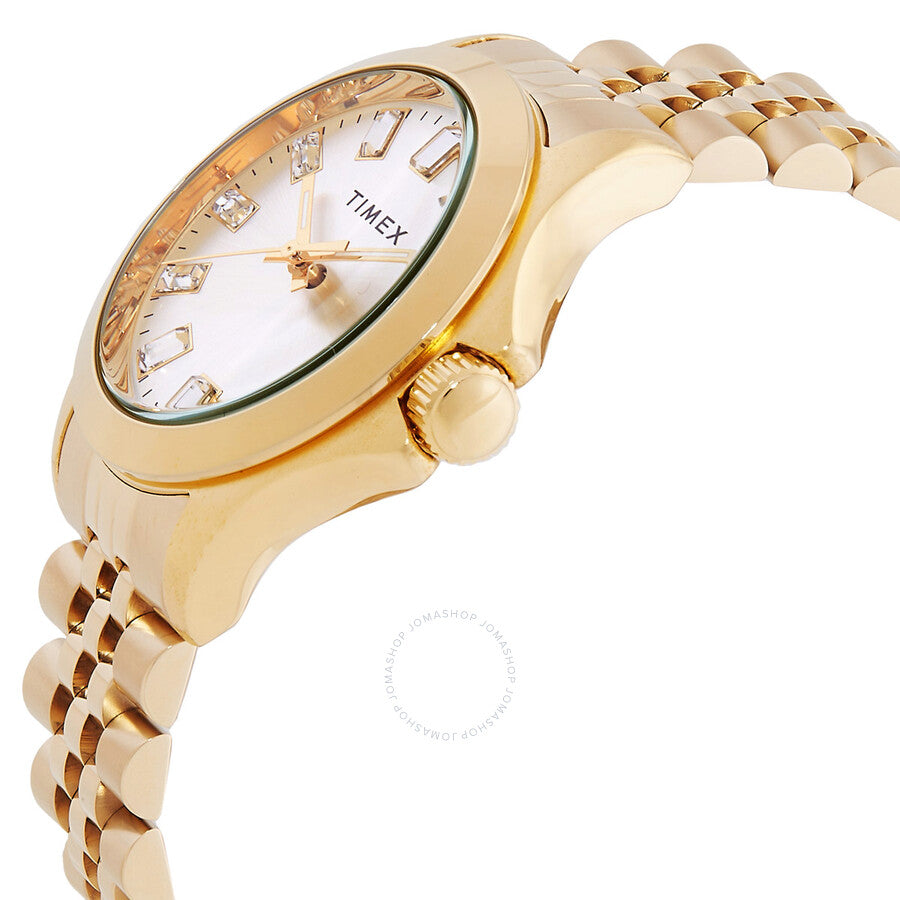 Timex Kaia Quartz Silver Dial Ladies Watch TW2V79800VQ - The Watches Men & Co #2