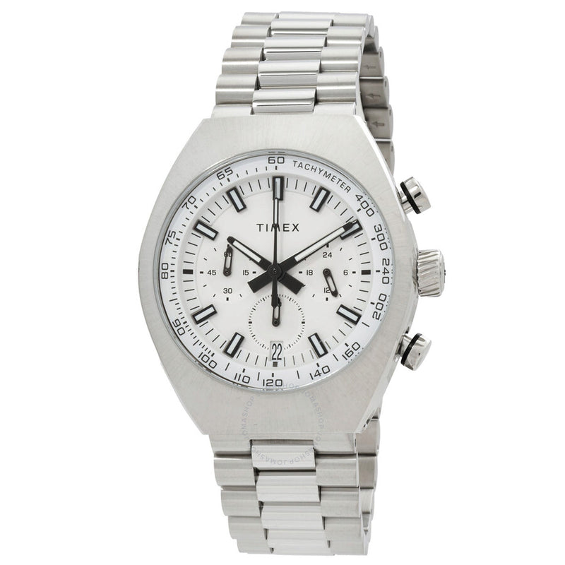 Timex Legacy Chronograph Quartz Silver Dial Men's Watch TW2W22200 - The Watches Men & Co