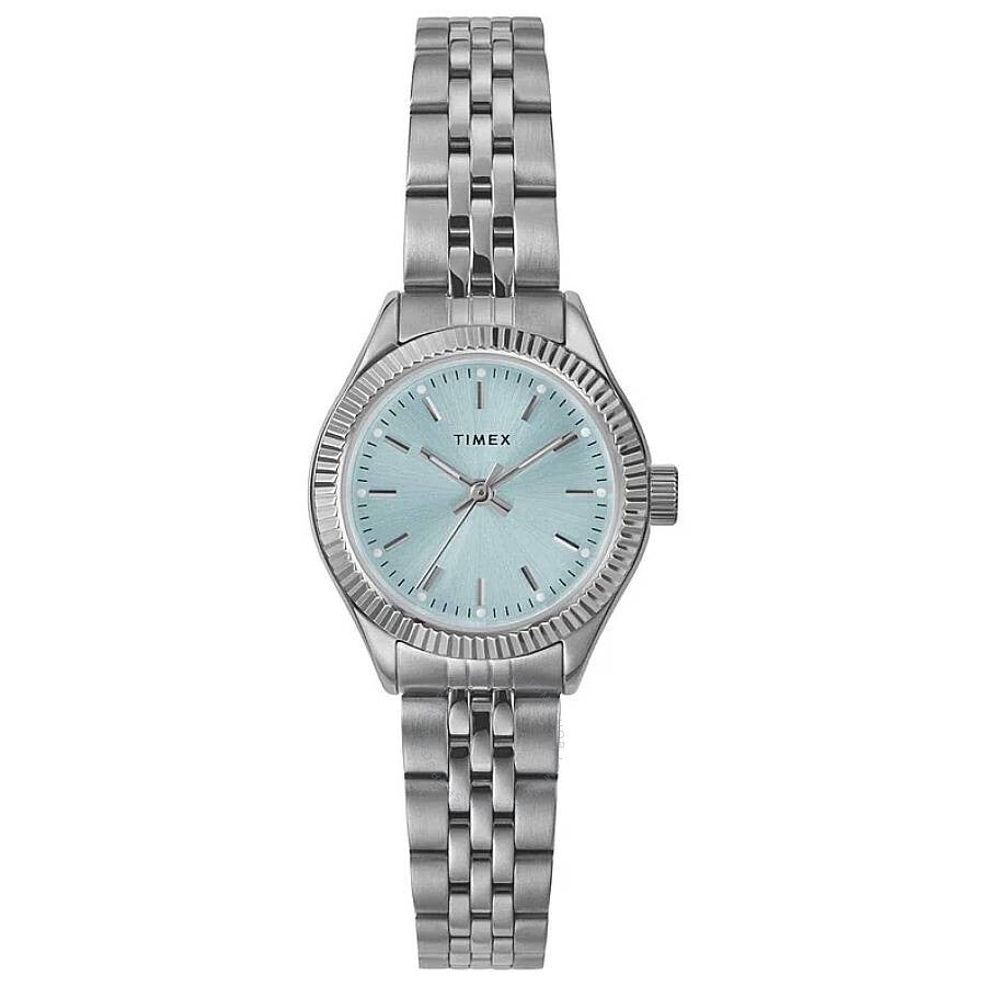 Timex Legacy Mini Quartz Blue Dial Ladies Watch TW2W90700VQ - The Watches Men & Co