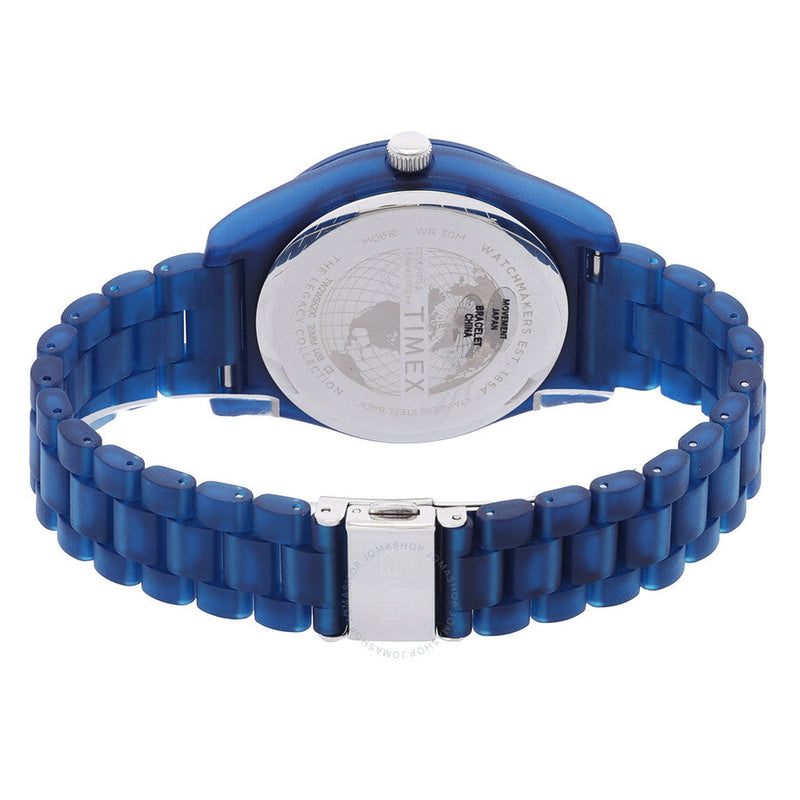 Timex Legacy Ocean Solar Powered Blue Dial Men's Watch TW2W56200 - The Watches Men & Co #3