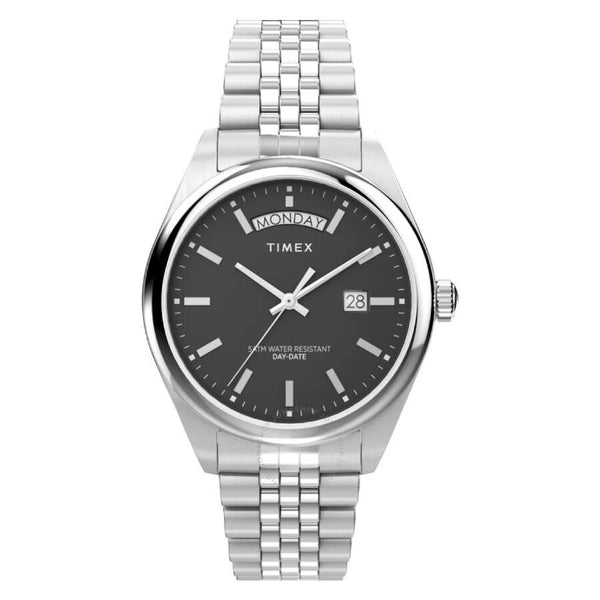 Timex Legacy Quartz Black Dial Men's Watch TW2V67800 - The Watches Men & Co