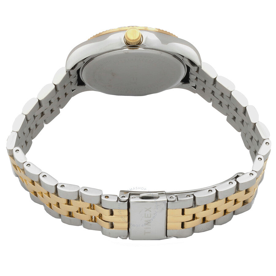 Timex Legacy Quartz Crystal Mother of Pearl Dial Ladies Watch TW2V45600 - The Watches Men & Co #3