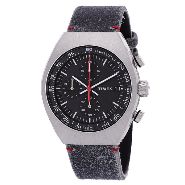 Timex Legacy Tonneau Chronograph Quartz Black Dial Men's Watch TW2W50000 - The Watches Men & Co