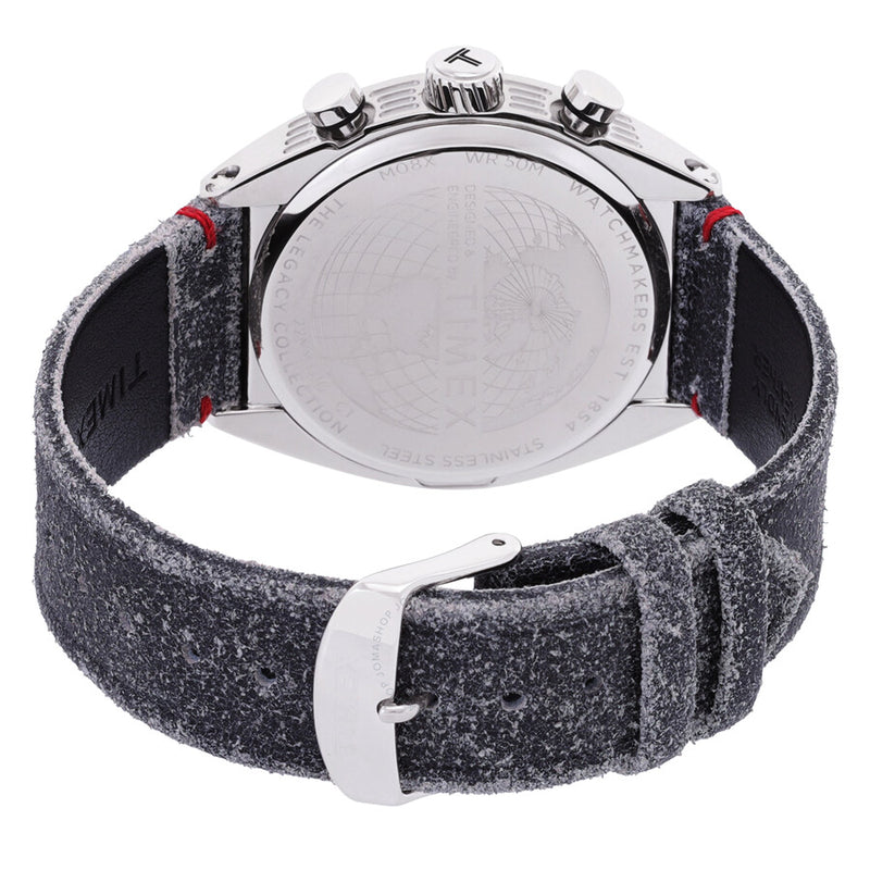 Timex Legacy Tonneau Chronograph Quartz Black Dial Men's Watch TW2W50000 - The Watches Men & Co #3