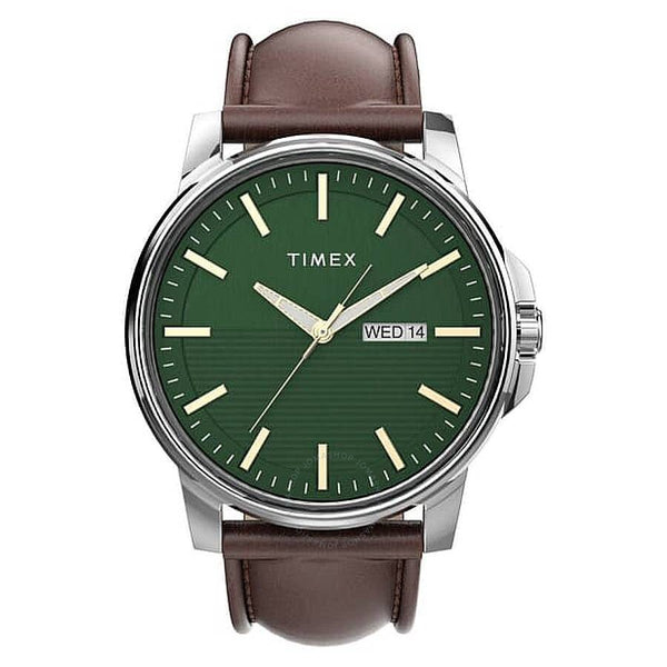 Timex Main Line Quartz Green Dial Men's Watch TW2V20900JI - The Watches Men & Co