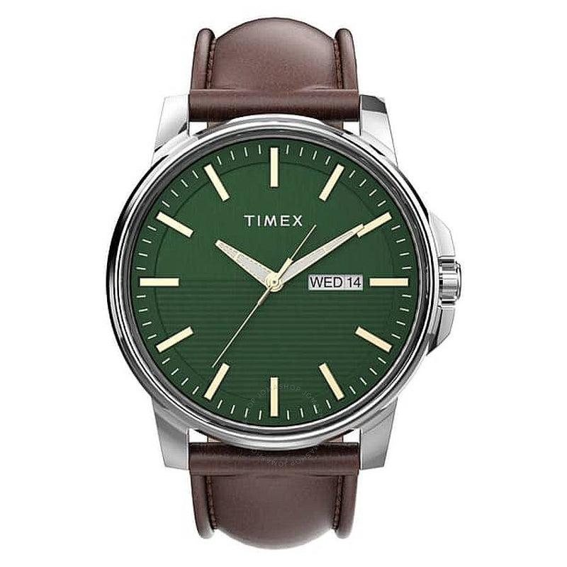 Timex Main Line Quartz Green Dial Men's Watch TW2V20900JI - The Watches Men & Co