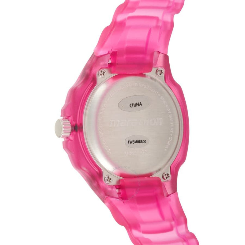 Timex Marathon Purple Quartz White Dial Ladies Watch TW5M06600 - The Watches Men & Co #2