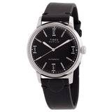 Timex Marlin Automatic Black Dial Men's Watch TW2W59700 - The Watches Men & Co