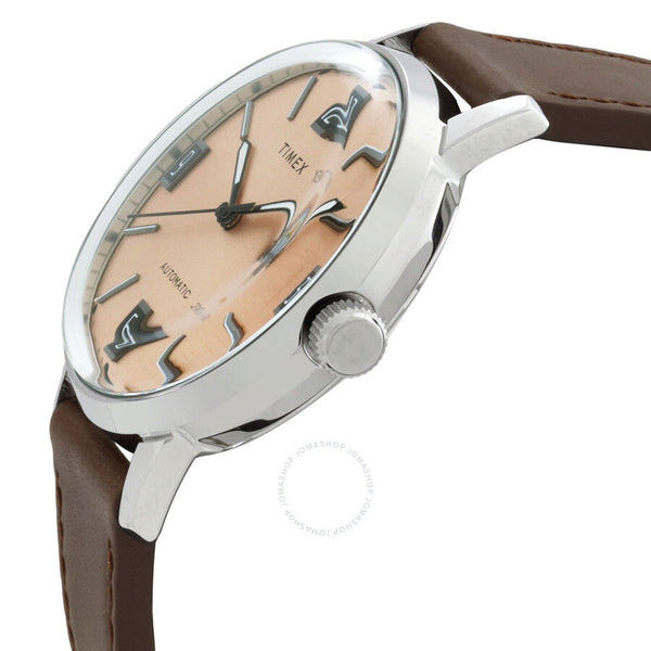 Timex Marlin Automatic Salmon Dial Men's Watch TW2W33800 - The Watches Men & Co #2