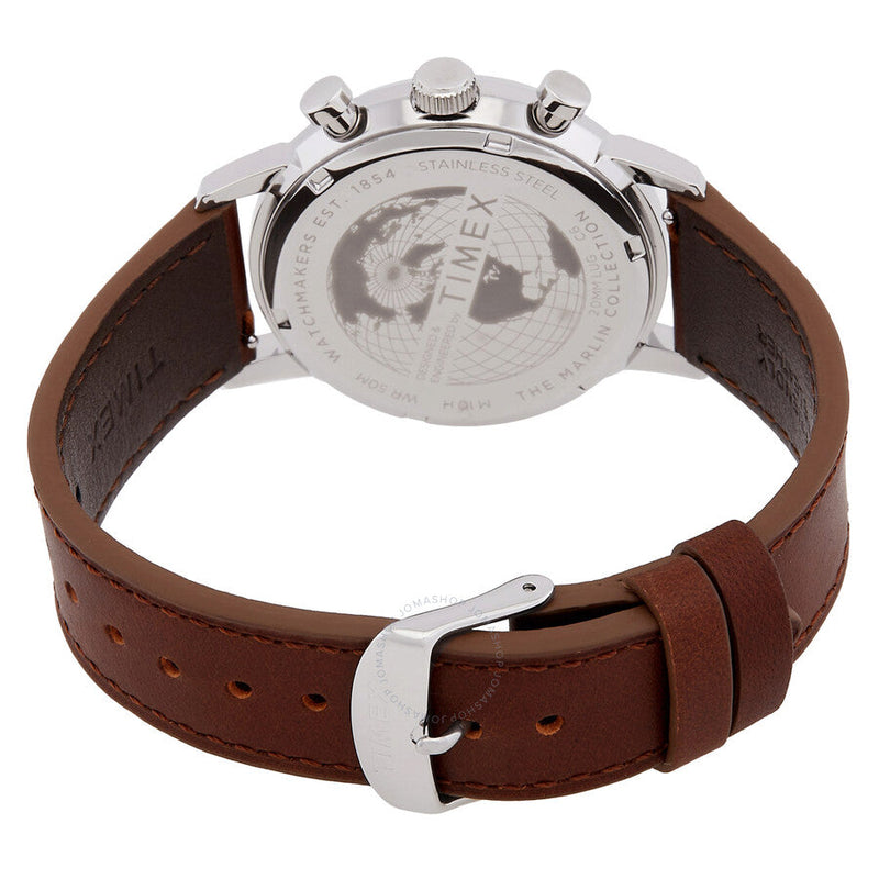 Timex Marlin Chronograph Quartz Rose Gold Dial Men's Watch TW2W51400 - The Watches Men & Co #3