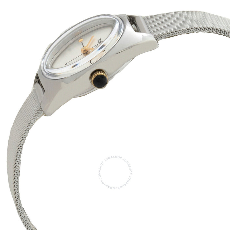 Timex Milano Petite Quartz Silver Dial Ladies Watch TW2T37700 - The Watches Men & Co #2