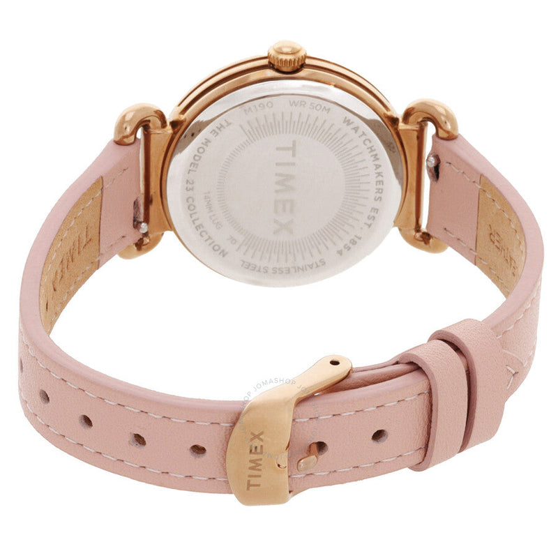 Timex Model 23 Quartz Silver Dial Ladies Watch TW2T88400VQ - The Watches Men & Co #3