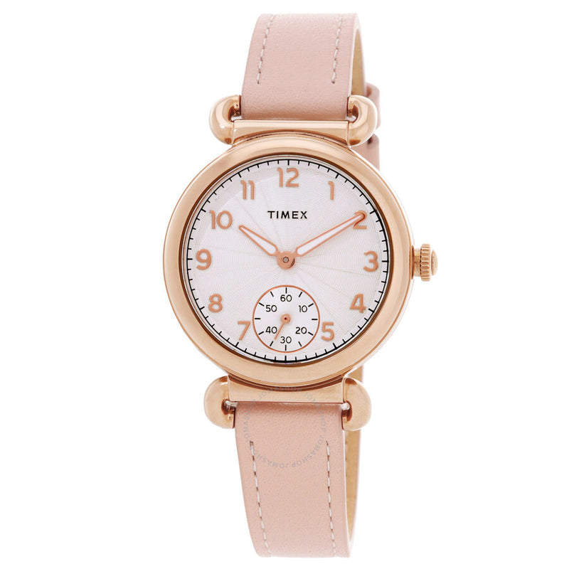 Timex Model 23 Quartz Silver Dial Ladies Watch TW2T88400VQ - The Watches Men & Co