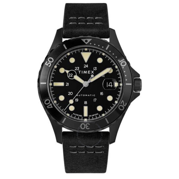 Timex Navi XL Automatic Black Dial Men's Watch TW2U10000 - The Watches Men & Co
