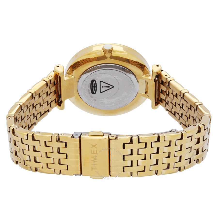 Timex Parisienne Quartz Mother of Pearl Dial Ladies Watch TW2T79100VQ - The Watches Men & Co #3