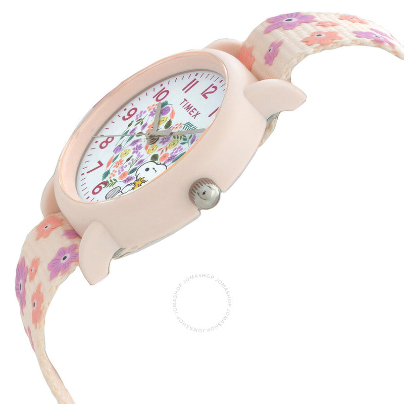 Timex Peanuts Quartz White Dial Ladies Watch TW2W33400 - The Watches Men & Co #2