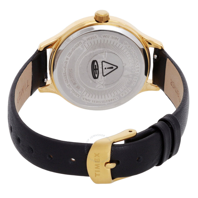 Timex Peyton Quartz Black Dial Ladies Watch TW2V06600VQ - The Watches Men & Co #3