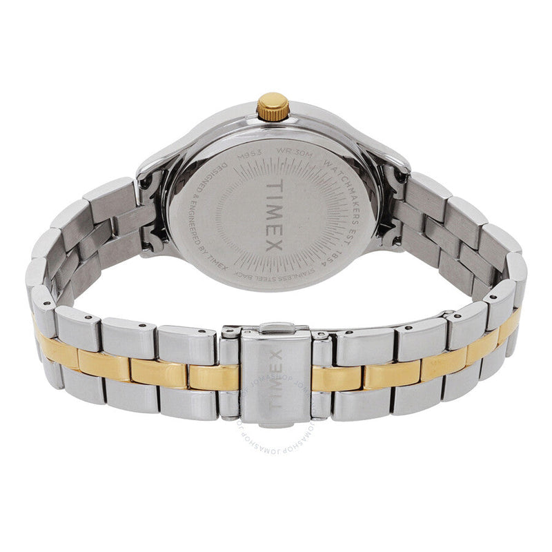 Timex Peyton Quartz Silver Dial Ladies Watch TW2V23500 - The Watches Men & Co #3