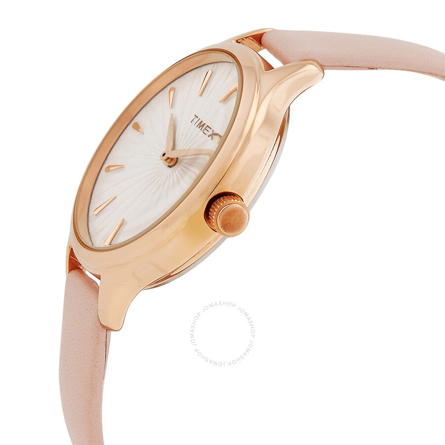 Timex Peyton Quartz White Dial Ladies Watch TW2V06700 - The Watches Men & Co #2