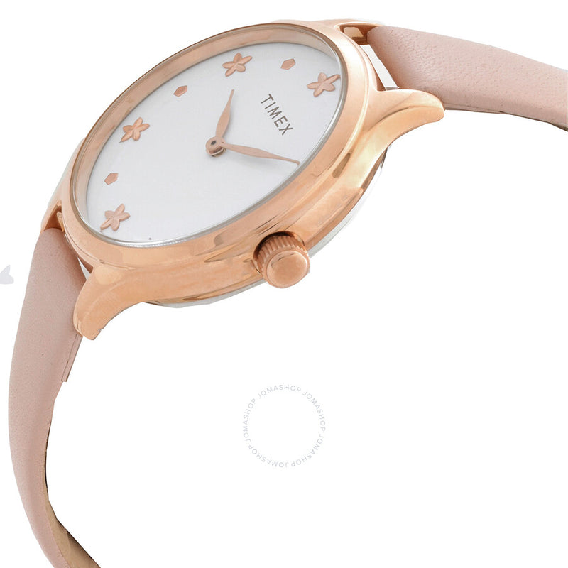 Timex Peyton Quartz White Dial Ladies Watch TW2V23700 - The Watches Men & Co #2