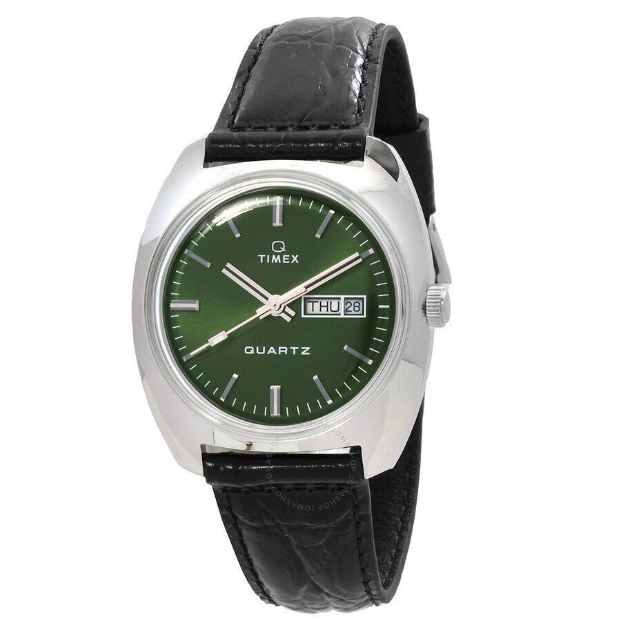 Timex Q Timex 1978 Quartz Green Dial Men's Watch TW2W44700 - The Watches Men & Co